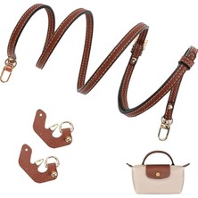 Sevimle Store Longchamp Kadın Omuz Askısı, Ayarlanabilir Omuz Askısı, Çanta Için Deri Kayış, Longchamp Mini Bag Straps, Çanta Kayışı Uzatma (Omuz Askısı Genişliği 0,9 Cm)