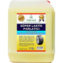Sevimle Store Lastik Parlatıcı Jel 5 kg + Uygulama Süngeri Tire Cleaning Gel Extra Glossy