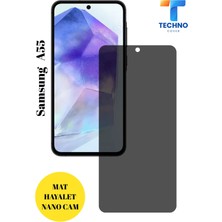 FoxPower Samsung A55 Mat Hayalet Nano Cam Darbelere Karşı Dayanıklı Esnek Nano Ekran Koruyucu