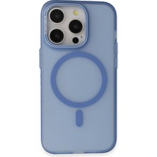 Iphone 14 Frost Standlı Magsafe Kapak - Sierra Blue