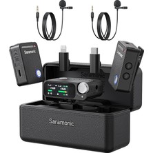 Sevimle Store Ultra Kablosuz Yaka Mikrofon, 32-Bit Float Kayıt, Zaman Kodu Senkronizasyonu, Gürültü Engelleme, Ipx5 Su Direnci, 984' Aralık, 130DB Spl, Kameralar, Akıllı Telefonlar, Bilgisayarlar Için