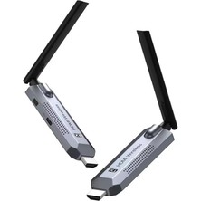 Sevimle Store Kablosuz HDMI Verici ve Alıcı Kiti - Uydudan Projeksiyona | 150 Metre Menzil | 1080P 60Hz Notebook'dan Tv'ye Görüntü Aktarımı | Hd-Tx-Rx | Tak-Çalıştır | Çoklu Cihaz Desteği - G146 HDMI