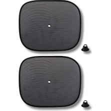 Sevimle Store Araç Oto Araba Yan Camlar Vantuzlu Oto Araç Güneşlik Perde Seti (2 Parça)