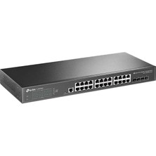 Sevimle Store TL-SG3428X, Jetstream 24-Port Gigabit L2+ Managed Switch With 4 10GE Sfp+ Slots