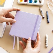 Sevimle Store cm Sert Kapak 80 Yaprak 140 Gr. Eskiz Defteri - Sketch Book - Lila