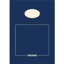 Sevimle Store A5 Karton Kapaklı Bloknot, Ofis Serisi, 80 Yaprak, Düz, Navy