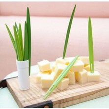 Sevimle Store Yaprak Şeklinde Kokteyl Çubuğu, 10'lu Set, Gıda Güvenli Plastik, Çift Uçlu Pratik Tasarım, Tekrar Kullanılabilir, Şık ve Fonksiyonel Sunum Çubuğu, Atıştırmalık ve Kokteyl Sunumları Için Ideal