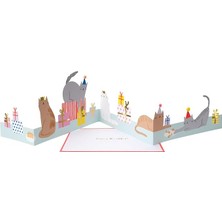 Sevimle Store Meri Kedi Tebrik Kartı