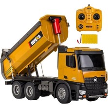 Sevimle Store 1573 1/14 Yüksek Kalite Rc Model Damperli Kamyon Uzaktan Kumandalı Metal Iş Makinesi -10KG Yükleme Kapasiteli -2.4g Full Fonksiyon Sesli&ışıklı