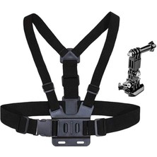 Sevimle Store Aksiyon Kameralara Uyumlu Göğüs Bağlantı Askısı ve Çok Fonksiyonlu J Hook