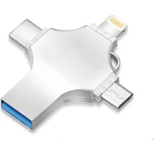 Sevimle Store Android Type-C Lightning To USB 3.0 Çevirici Flash Disk Mouse Klavye Bağlantı Kiti -AL2742