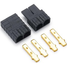 Sevimle Store Erkek Dişi Soket Çifti Traxxas Altın Kaplama 30A Lityum Lipo Pil Batarya Akü Bağlantı Konnektörü Rc Esc Motor Drone Model Uçak Bot Quadcopter