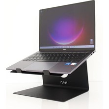 Sevimle Store Metal Laptop Standı - Siyah - Laptop Yükseltici - Altlık - SLS1BL