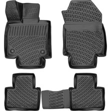 Sevimle Store Toyota Rav4 2018 Sonrası Uyumlu 3D Havuzlu Paspas