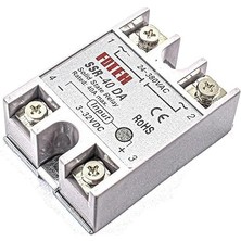 Sevimle Store Robotik SSR-40DA 40A Sıcaklık Kontrollü Solid State Röle