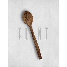 Sevimle Store Ağacı El Yapımı Tahta Ahşap Kaşık Tatlı Şeker Mama Kaşığı Mutfak Yemek Kaşığı 17CM