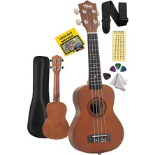 Sevimle Store UKX-901M Brown Soprano Ukulele (Askı Çanta Metod Pena)
