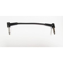 Sevimle Store Gitar Pedalı Için Patch Kablo 15CM. Siyah