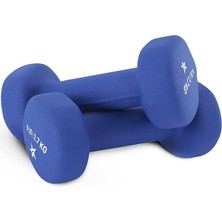 Sevimle Store Dambıl Neopren Set Altıgen Kısa Dambıl (2'li Set) Birden Fazla Ağırlık Seçeneği (0,9 kg Ila 6,8 Kg)