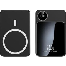 Sevimle Store 10.000 Mah 22.5 Watt Hızlı Şarj Göstergeli Kablosuz Taşınabilir Şarj Type-C/usb