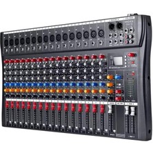 Sevimle Store Mix Dm-16 Deck Mikser 16 Kanal Ses Mikseri (Bluetooth USB Efekt)