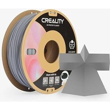 Sevimle Store Cr-Pla Mat Filament 1,75 Mm, 1 kg Çevre Dostu Karton Bobin, Mat 3D Baskı Pla Filament, Boyutsal Hassasiyet ≤ 0,03 Mm, Creality 3D Yazıcılar Fdm ile Uyumlu (Gri)