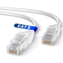 Sevimle Store Cat6 Utp Ethernet Ağ Kablosu Yüksek Hızlı RJ45 Lan Internet Kablosu | Router, Modem, Pc, Oyun Konsolu, Ps4, Ps5, Laptop ve Ağ Cihazları Için Dayanıklı (2 Metre)