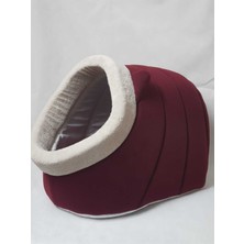 Nerotex Kedi ve Küçük Irk Köpek Yatağı Yuvası Polar Kulaklı Alaska PLRKLK