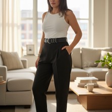 Strength Wear Koyu Gri Kemerli Pantolon