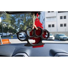 Muşta Yumruk Görünümlü Dekoratif Plastik Dikiz Aynası Süsü – Universal Oto Aksesuar