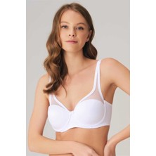 MTM My The Mall Kadın Balenli Desteksiz Dolgusuz Toparlayıcı Yumuşak Süngerli Günlük Klasik Küçültücü Sütyen