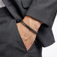 Hg.Aksesuar Erkek Italyan Çelik Zincir Bileklik