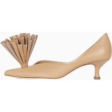 A.w.a.k.e. Mode Lea Kadın Deri Kitten Topuklu Ayakkabı