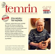 Temrin Dergisi Temrin Düşünce ve Edebiyat Dergisi Sayı: 147 Ocak - Şubat 2026