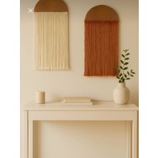 Mihriay Pinterst Tarzı Bohem Makrome Duvar Süsü Balkon Süsü