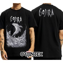 Gojira Siyah Erkek Tişört Xl