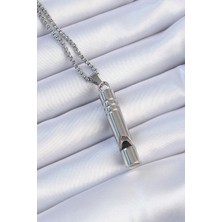 Ayder Timya Acil Durum Düdüğü 316L Çelik Kararma Yapmaz Yüksek Desibel Kolye Unisex (Timya/1395) 189745