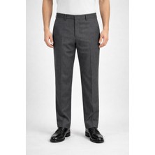 Yazı Caserta Klasik Fit Likralı Erkek Kanvas Pantolon - 7514