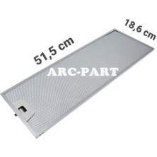 ARC-PART Bosch DFT63CA61T Aspiratör Alüminyum Filtre 18,6X51,5 cm