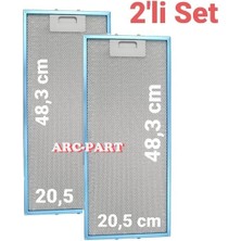 ARC-PART Esty 1150 W6 Aspiratör Alüminyum Filtre 9002 - 2'li Set - ( 20,5X48,3 cm / 20,5X48,3 cm )