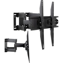 Vontech VT-852 Hc Pro 55-85'' Çift Kollu Kilitli Hareketli Televizyon Duvar Askı Aparatı