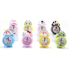 Twin Store ALK1503 Figürlü Çalar Saat Eğlenceli Renkler ve Malzeme ile Bebek Odası İçin Uygun