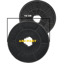 ARC-PART Silverline 4114 Ada Davlumbaz Karbon Filtre - 1 Takım (2 Adet)