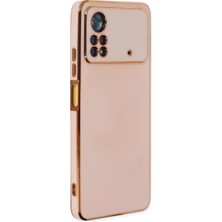 Poco X4 5g Kılıf Volet Silikon - Pembe