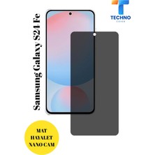 FoxPower Samsung S24 Fe Mat Hayalet Nano Cam Darbelere Karşı Dayanıklı Esnek Nano Ekran Koruyucu