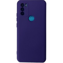 General Mobile Gm 21 Kılıf Nano Içi Kadife Silikon - Mor