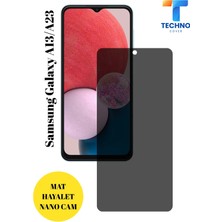 FoxPower Samsung A23 Mat Hayalet Nano Cam Darbelere Karşı Dayanıklı Esnek Nano Ekran Koruyucu