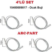 ARC-PART Luno 5335 Ankastre Ocak Ateşleme Buji (4'lü Set)