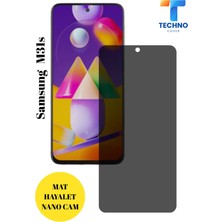 FoxPower Samsung M31S Mat Hayalet Nano Cam Darbelere Karşı Dayanıklı Esnek Nano Ekran Koruyucu