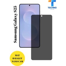 FoxPower Samsung S25 Mat Hayalet Nano Cam Darbelere Karşı Dayanıklı Esnek Nano Ekran Koruyucu
